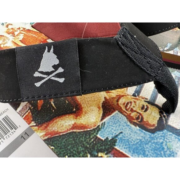 Nick Graham Jason Beach Men's Size 11 Flip Flops Sandals, New with Tags - Picture 11 of 11